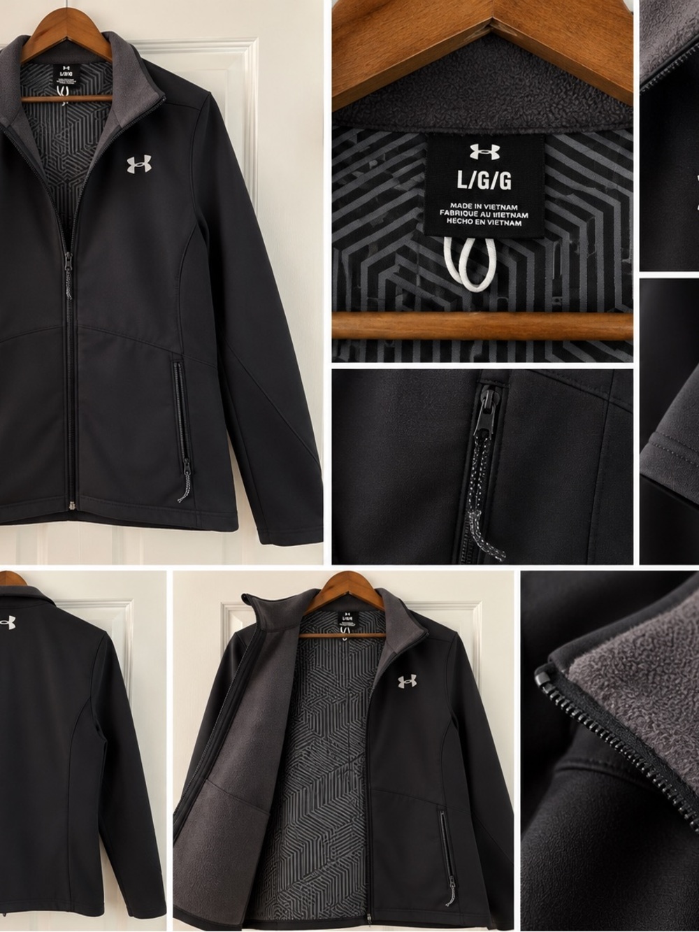 Under Armour Black & Gray Women's Softshell Utility Jacket